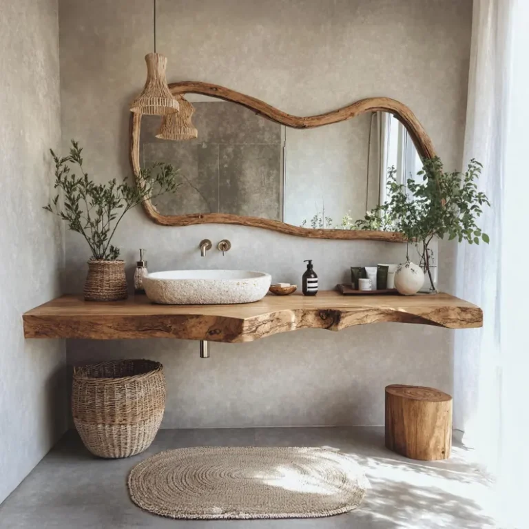 12 Wabi-Sabi Bathroom Decor Ideas That Combine Function & Serenity