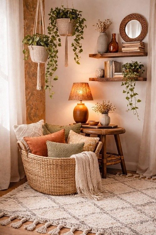 Style Your Shelves With Earthy Decor