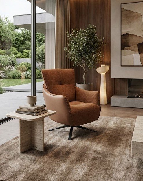 Choose Rust-Colored Accent Chairs