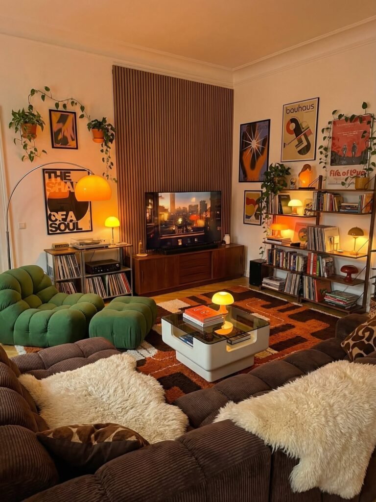 17 Cozy Eclectic Living Room Ideas That Add a Fun and Retro Vibe